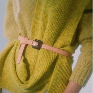 Paloma Wool Pink Leather Belt
